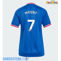 Camisa de time de futebol Manchester United Mason Mount #7 Replicas 2º Equipamento Feminina 2026-27 Manga Curta